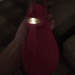 Micheal Kors pink sandals